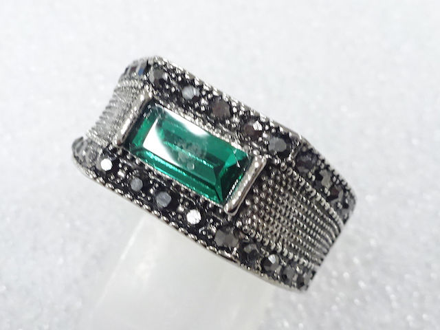 COLORED STONE FASHION RING / JP SIZE 21